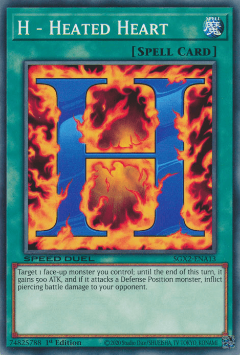 H - Heated Heart [SGX2-ENA13] Common - Josh's Cards