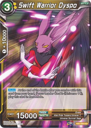Swift Warrior Dyspo (TB1-083) [The Tournament of Power] Parallel Foil