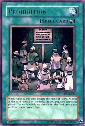 Prohibition [PSV-EN039] Rare - Josh's Cards