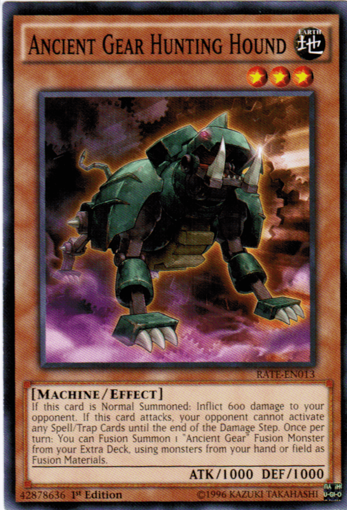 Ancient Gear Hunting Hound [RATE-EN013] Common - Josh's Cards