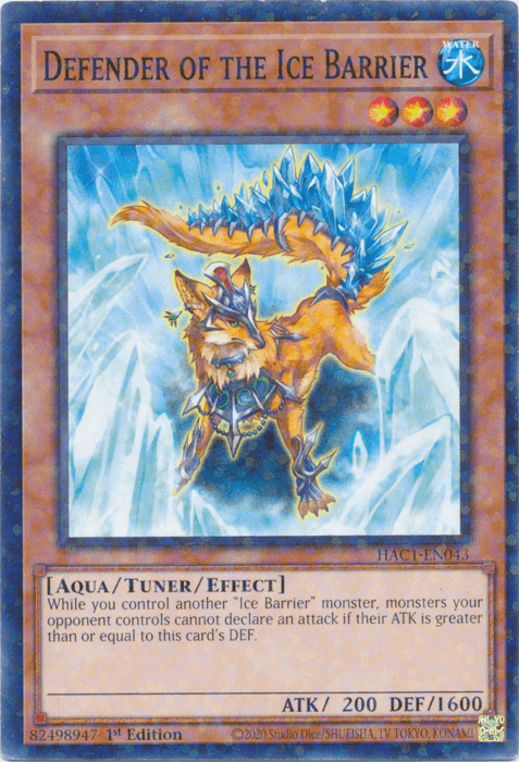 Defender of the Ice Barrier (Duel Terminal) [HAC1-EN043] Common - Josh's Cards