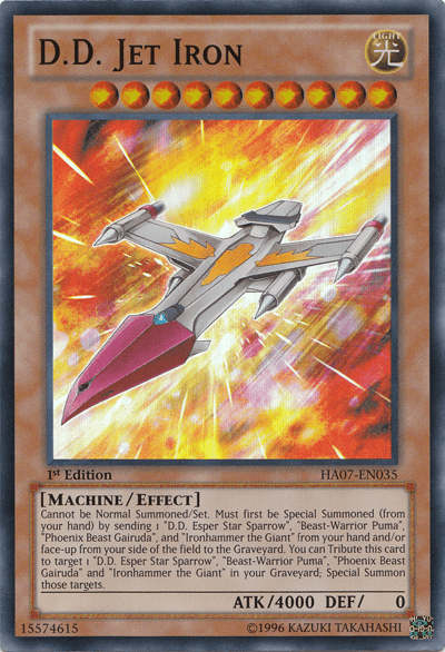 D.D. Jet Iron [HA07-EN035] Super Rare - Josh's Cards