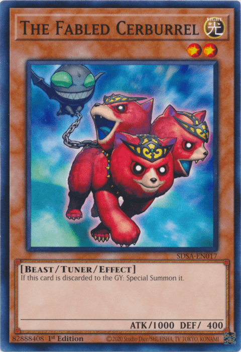 The Fabled Cerburrel [SDSA-EN017] Common - Josh's Cards
