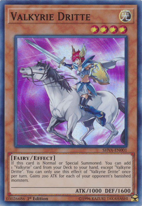 Valkyrie Dritte [SHVA-EN001] Super Rare - Josh's Cards