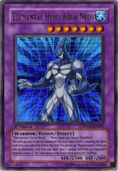 Elemental Hero Aqua Neos [POTD-EN031] Ultra Rare - Josh's Cards