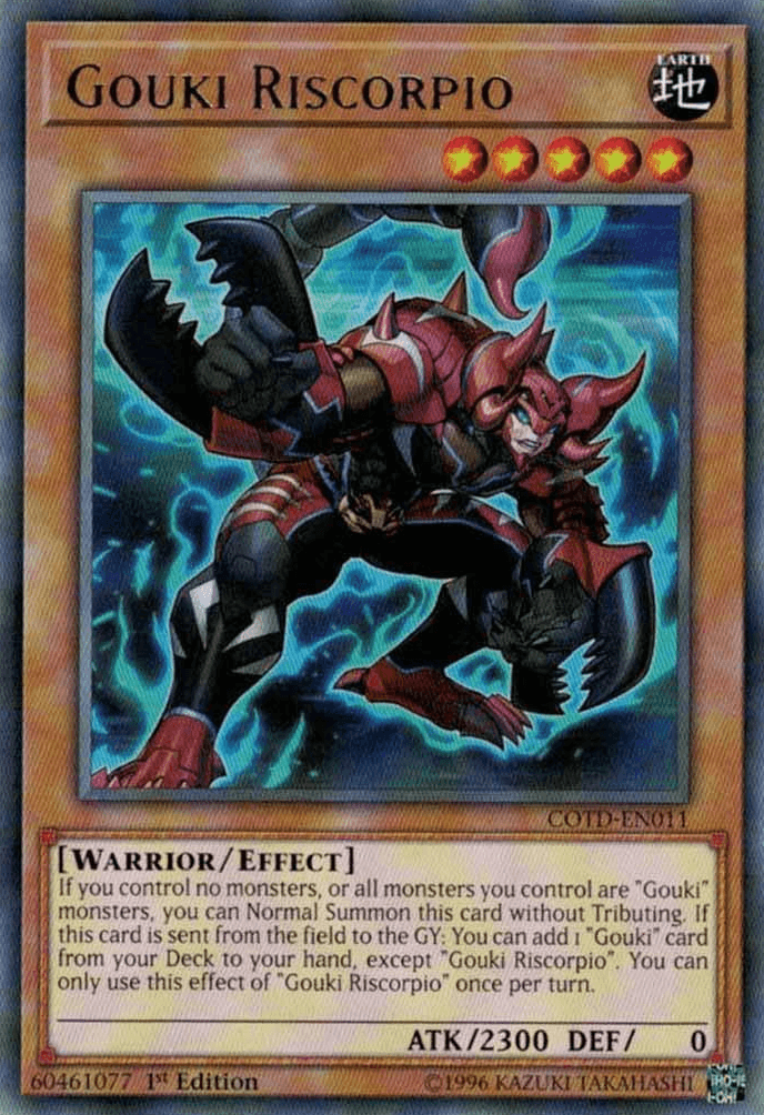 Gouki Riscorpio [COTD-EN011] Rare - Josh's Cards