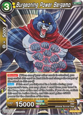 Burgeoning Power Bergamo (BT3-103) [Cross Worlds] Parallel Foil
