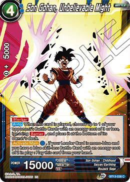 Son Gohan, Unbelievable Might (Common) (BT13-038) [Supreme Rivalry] Parallel Foil