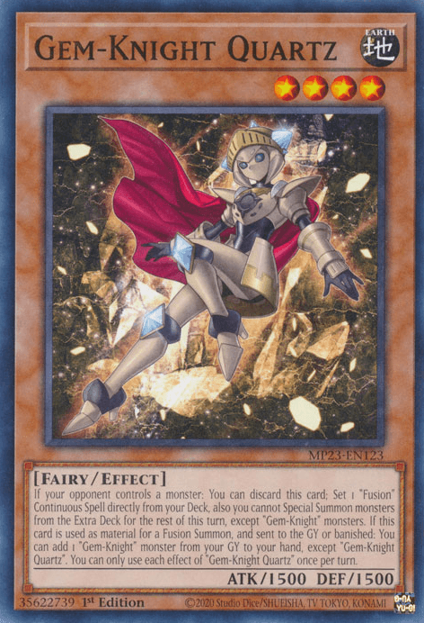 Gem-Knight Quartz [MP23-EN123] Common - Josh's Cards
