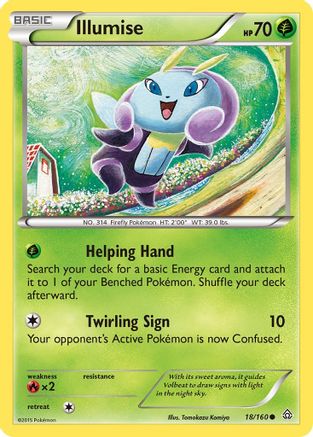 Illumise 018/160 - XY  Primal Clash Reverse Holofoil