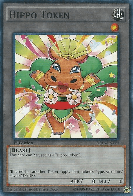 Hippo Token (Orange) [YS16-ENT01] Common - Josh's Cards
