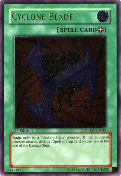 Cyclone Blade [POTD-EN043] Ultimate Rare - Josh's Cards