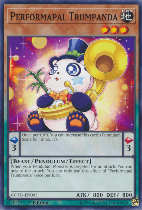 Performapal Trumpanda [COTD-EN095] Common - Josh's Cards