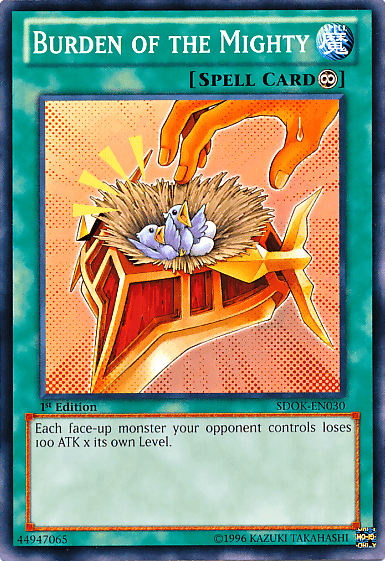 Burden of the Mighty [SDOK-EN030] Common - Josh's Cards