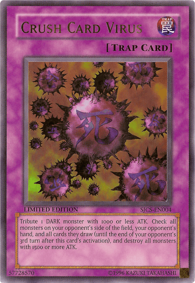 Crush Card Virus [SJCS-EN004] Ultra Rare - Josh's Cards