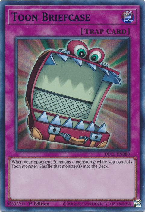 Toon Briefcase (Blue) [DLCS-EN080] Ultra Rare - Josh's Cards