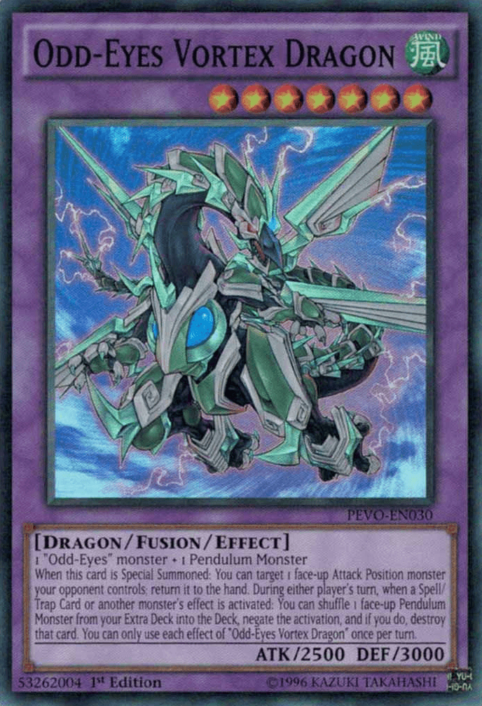 Odd-Eyes Vortex Dragon [PEVO-EN030] Super Rare - Josh's Cards