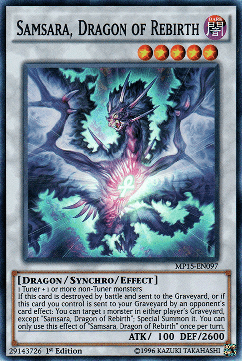 Samsara, Dragon of Rebirth [MP15-EN097] Super Rare - Josh's Cards