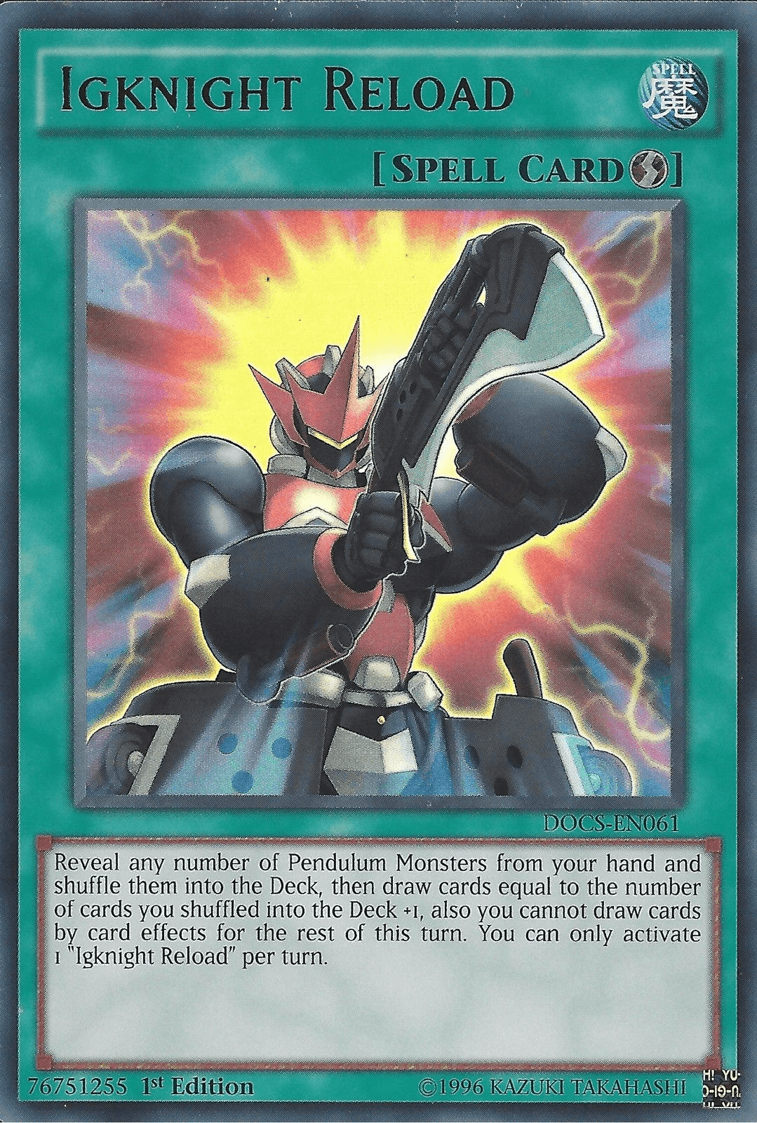 Igknight Reload [DOCS-EN061] Ultra Rare - Josh's Cards