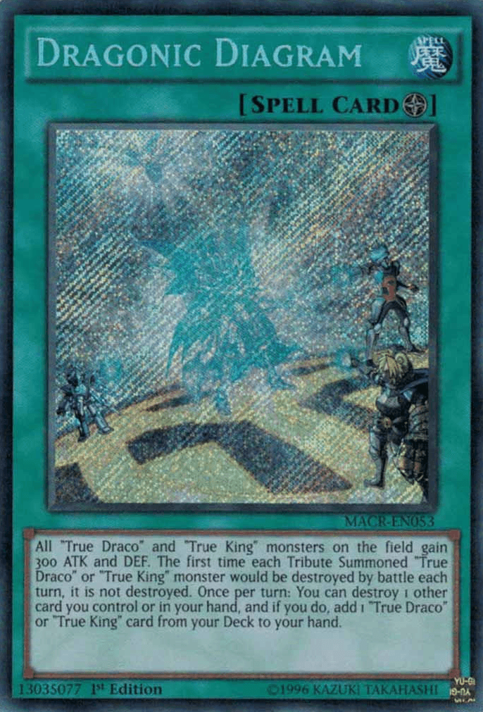 Dragonic Diagram [MACR-EN053] Secret Rare - Josh's Cards