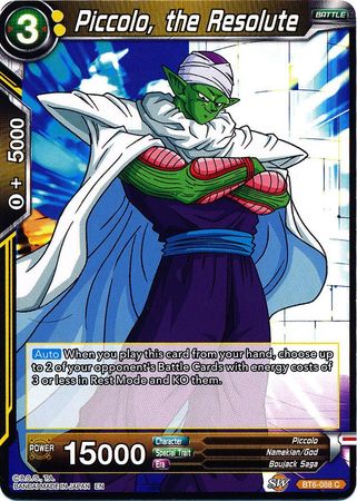 Piccolo, the Resolute (BT6-088) [Destroyer Kings] Parallel Foil