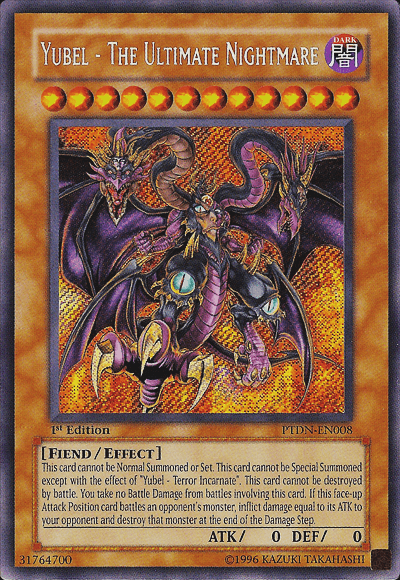 Yubel - The Ultimate Nightmare [PTDN-EN008] Secret Rare - Josh's Cards