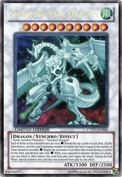 Shooting Star Dragon [CT07-EN004] Secret Rare - Josh's Cards