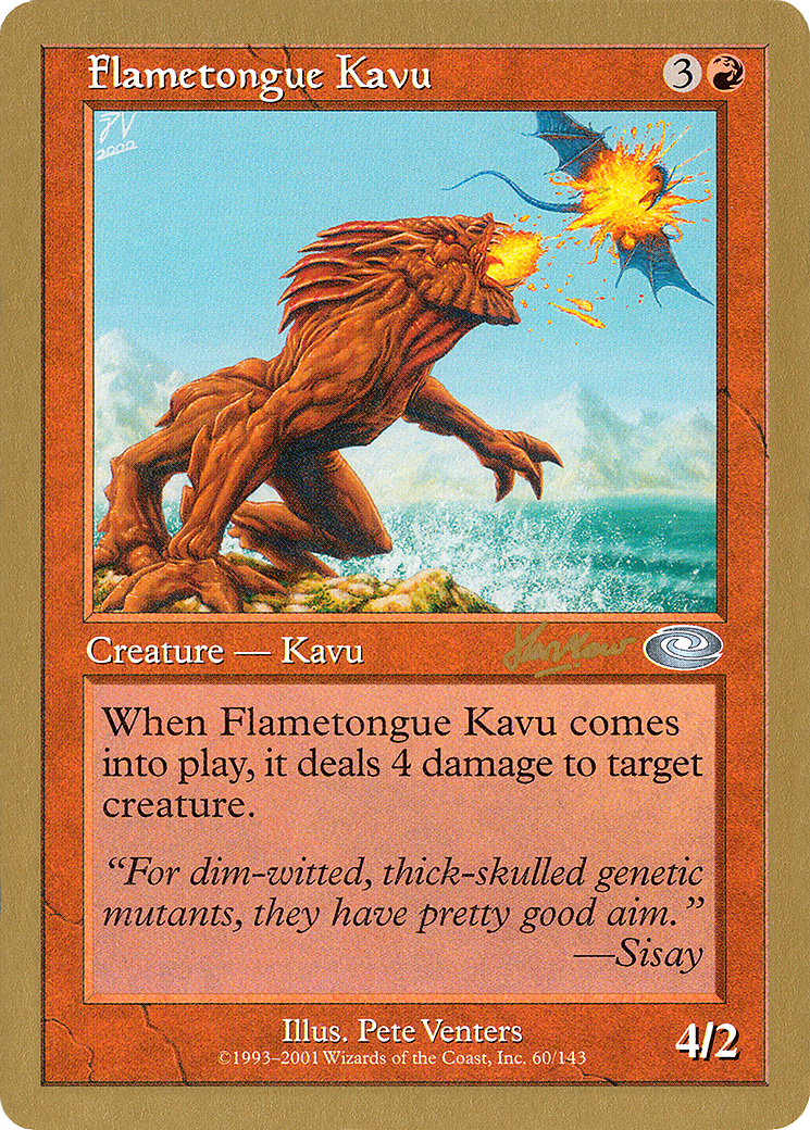 Flametongue Kavu (WCD-SHH60) - World Championship Decks 2002