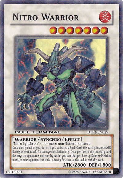 Nitro Warrior [DTP1-EN029] Super Rare - Josh's Cards