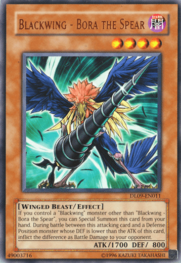 Blackwing - Bora the Spear (Bronze) [DL09-EN011] Rare - Josh's Cards