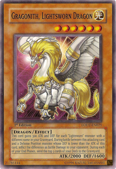 Gragonith, Lightsworn Dragon (LODT-EN025) - Light of Destruction Unlimited