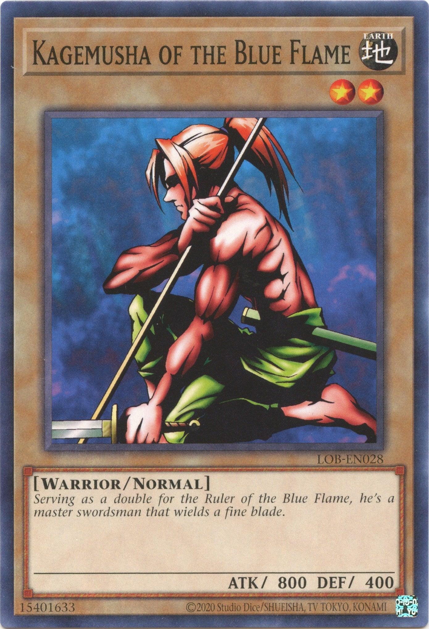 Kagemusha of the Blue Flame (25th Anniversary) [LOB-EN028] Common - Josh's Cards