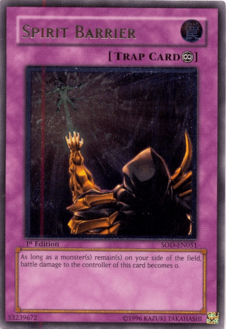 Spirit Barrier [SOD-EN051] Ultimate Rare - Josh's Cards