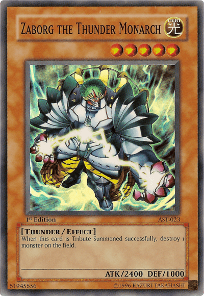 Zaborg the Thunder Monarch [AST-023] Super Rare - Josh's Cards