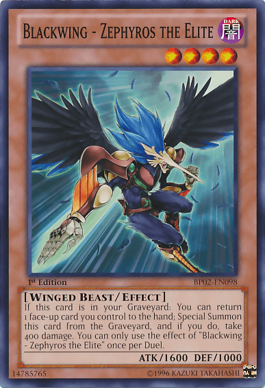 Blackwing - Zephyros the Elite [BP02-EN098] Common - Josh's Cards