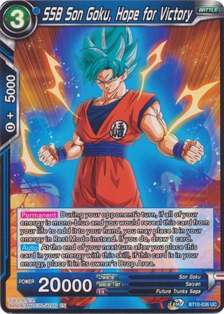 SSB Son Goku, Hope for Victory (BT10-036) [Rise of the Unison Warrior 2nd Edition] Parallel Foil