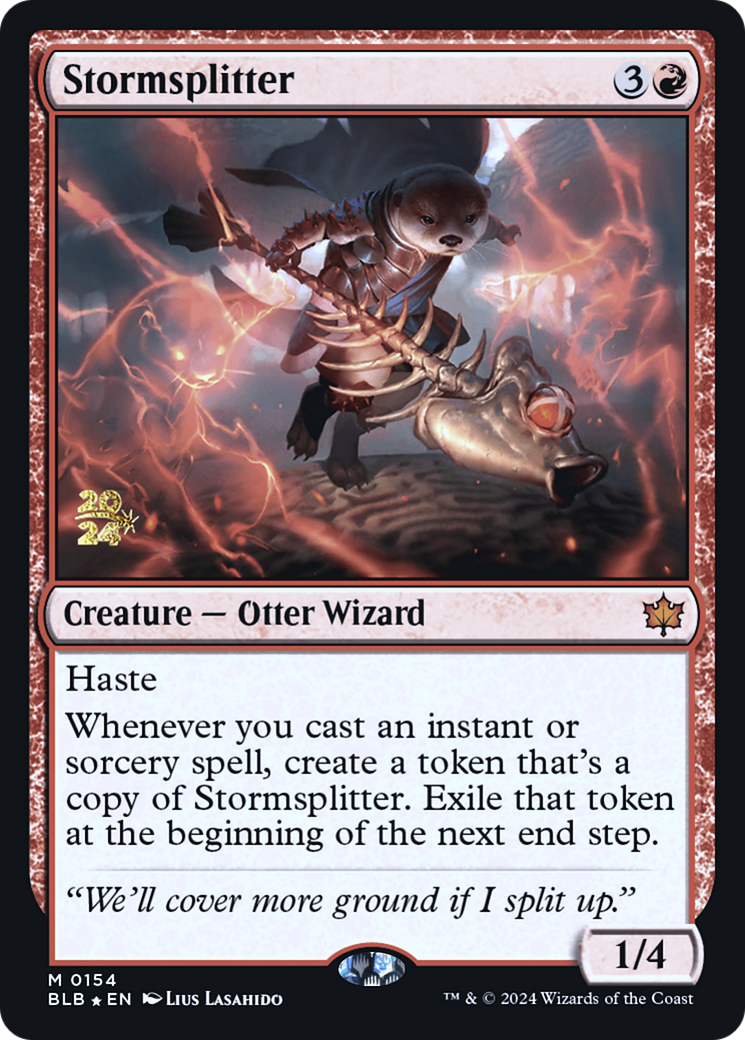 Stormsplitter (PRE-154) - Bloomburrow Promos Foil