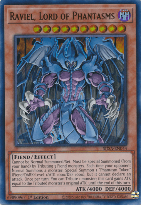 Raviel, Lord of Phantasms [SDSA-EN044] Ultra Rare - Josh's Cards