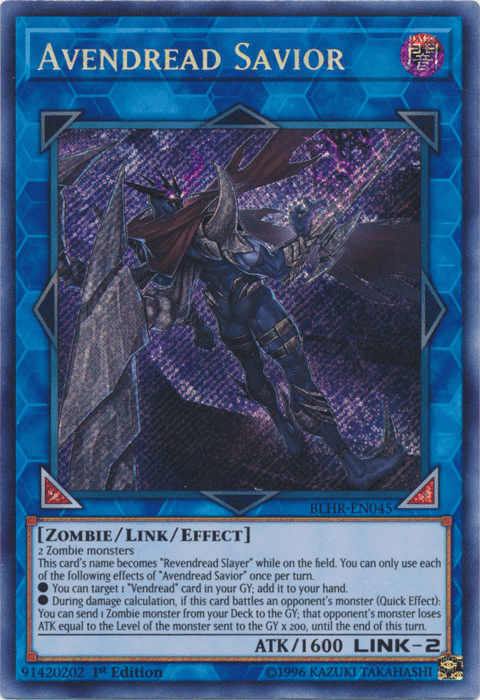 Avendread Savior [BLHR-EN045] Secret Rare - Josh's Cards