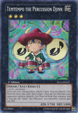 Temtempo the Percussion Djinn [SP14-EN029] Starfoil Rare - Josh's Cards