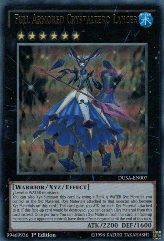 Full Armored Crystalzero Lancer [DUSA-EN007] Ultra Rare - Josh's Cards