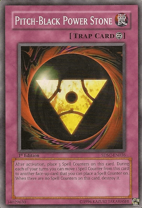 Pitch-Black Power Stone [SDSC-EN036] Common - Josh's Cards