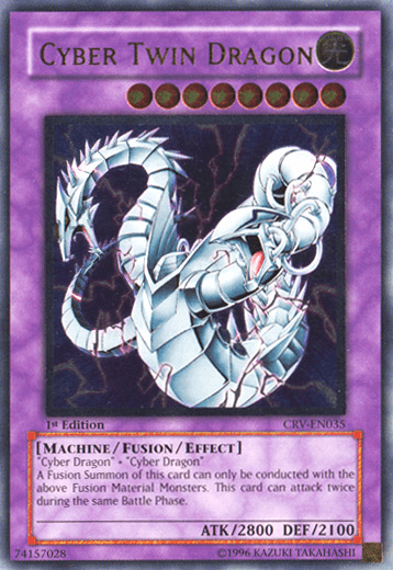 Cyber Twin Dragon [CRV-EN035] Ultimate Rare - Josh's Cards