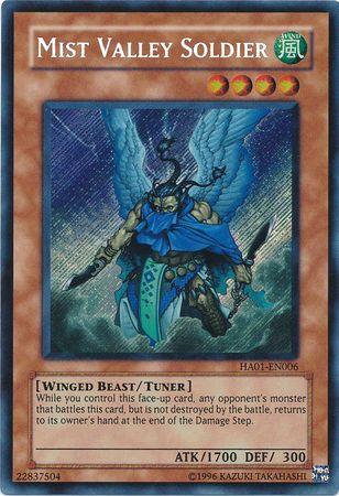 Mist Valley Soldier [HA01-EN006] Secret Rare - Josh's Cards