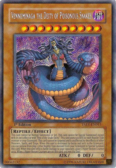 Vennominaga the Deity of Poisonous Snakes [TAEV-EN013] Secret Rare - Josh's Cards