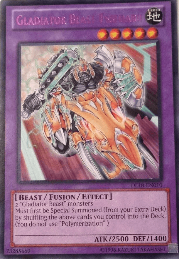 Gladiator Beast Essedarii (Purple) [DL18-EN010] Rare - Josh's Cards