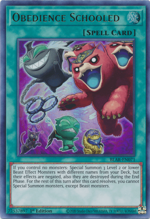 Obedience Schooled [BLAR-EN071] Ultra Rare - Josh's Cards