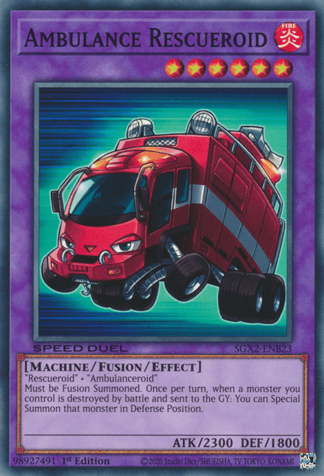 Ambulance Rescueroid [SGX2-ENB23] Common - Josh's Cards