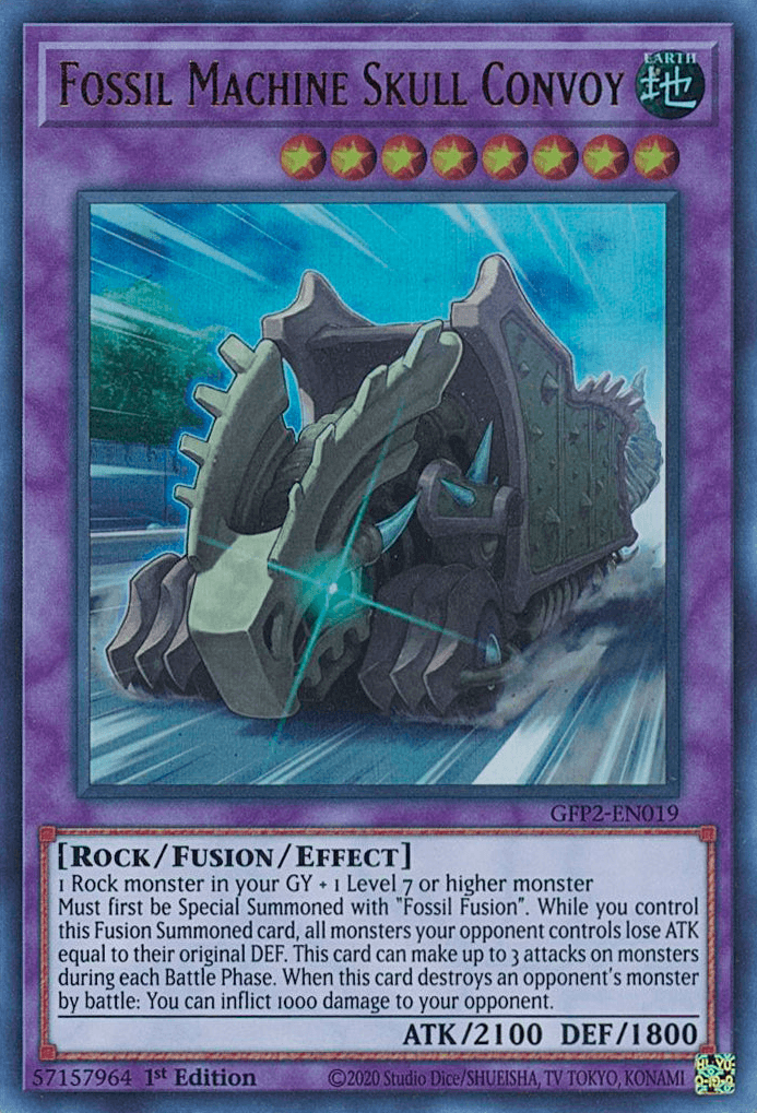 Fossil Machine Skull Convoy [GFP2-EN019] Ultra Rare - Josh's Cards