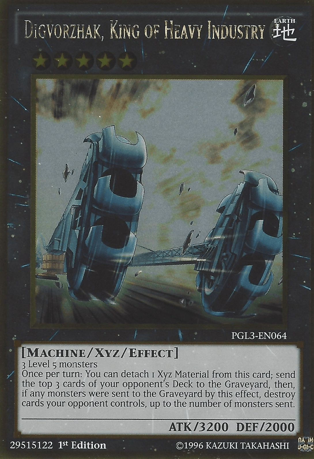 Digvorzhak, King of Heavy Industry [PGL3-EN064] Gold Rare - Josh's Cards